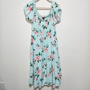 green emerald velvet dress Trini Floral Palmer Poplin Tiered Maxi Dress KELLY-GREEN-PINK / Xs by Sugarlips